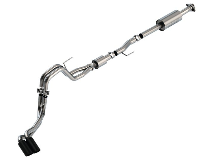 2024-2025 FORD F-150 5.0L V8 4DR CC SB EC STB SS CAT-BACK S-TYPE EXHAUST SYSTEM Extended Cab (Super cab) & Crew Cab Pickup (Super Crew)