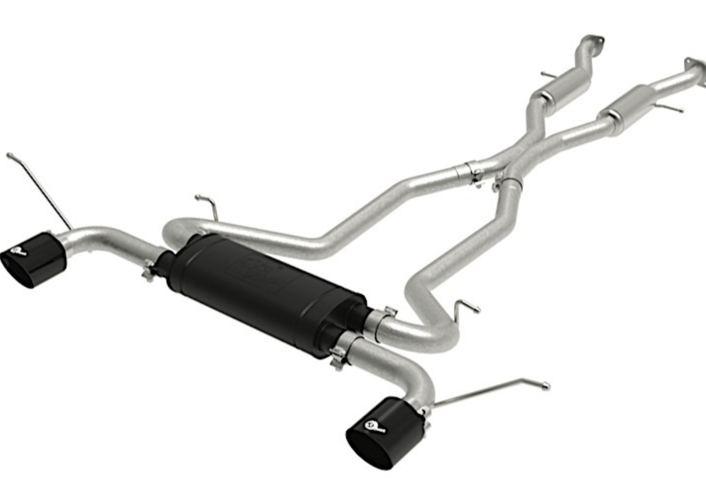 2014-2021 JEEP GRAND CHEROKEE V8/5.7L VULCAN SERIES 3IN 304SS CAT-BACK EXHAUST SYS BLK