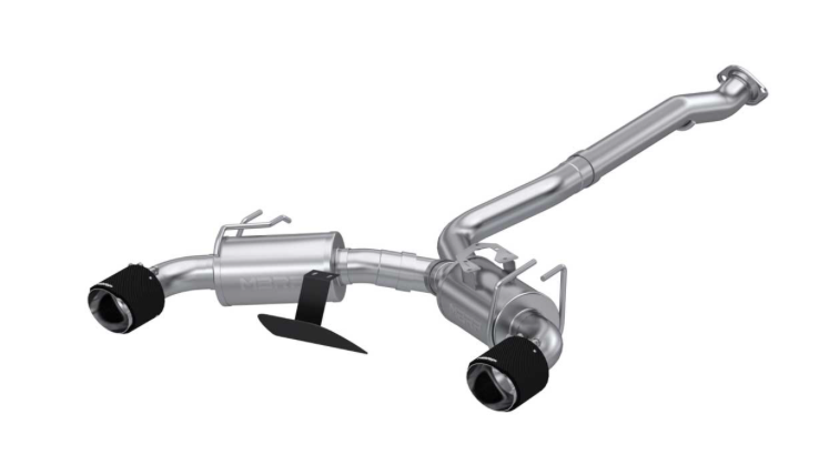 2023-2025 TOYOTA COROLLA GR 1.6L SS 3 IN CAT-BACK EXHAUST SYSTEM DUAL CARBON FIBER TIPS