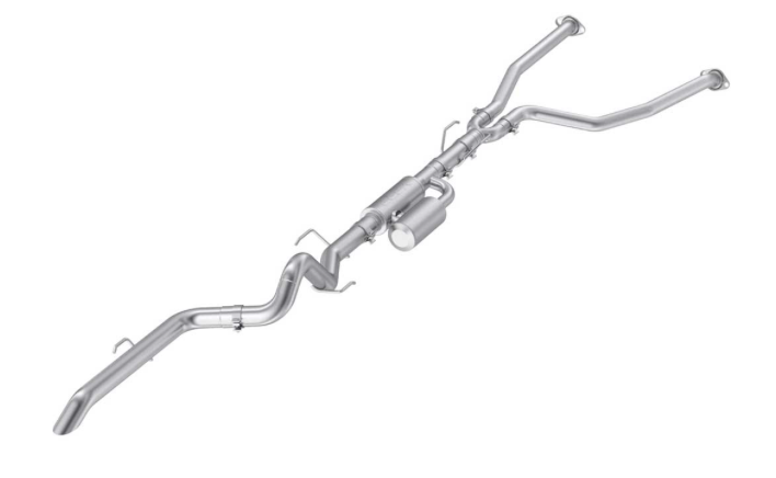 2022-2025 TOYOTA TUNDRA AS 3IN CAT-BACK HIGH CLEARANCE EXHAUST SYSTEM W/SINGLE EXIT TURN DOW