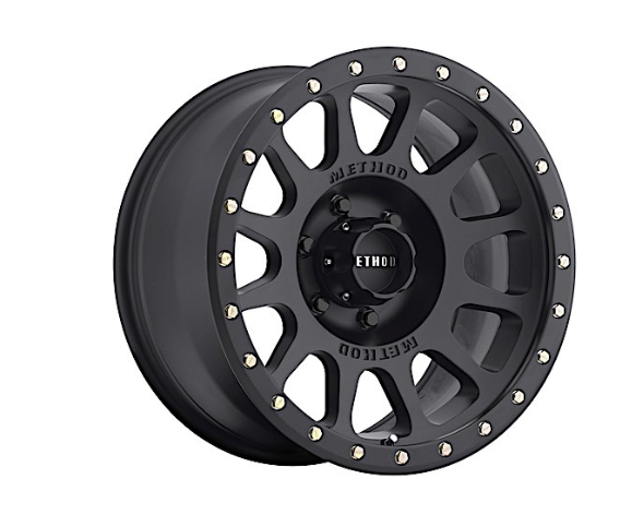 20X10 NV, -18MM OFFSET, 6X5.5, 108MM CENTERBORE, MATTE BLACK (Check Description For Vehicles This Fits)