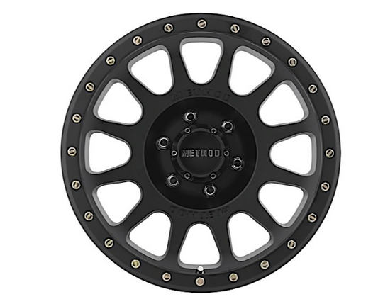 20X10 NV, -18MM OFFSET, 6X5.5, 108MM CENTERBORE, MATTE BLACK (Check Description For Vehicles This Fits)