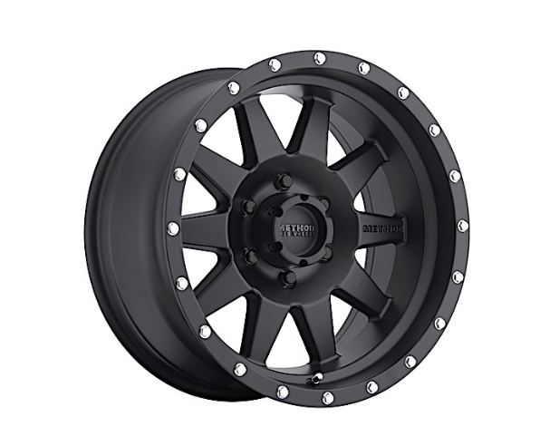 20X9 STANDARD 6X5.5 BP 5.75IN B/S 18 O/S - MATTE BLACK (Check Description For Vehicles This Fits)