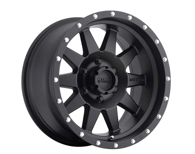 20X9 STANDARD 6X5.5 BP 5.75IN B/S 18 O/S - MATTE BLACK (Check Description For Vehicles This Fits)