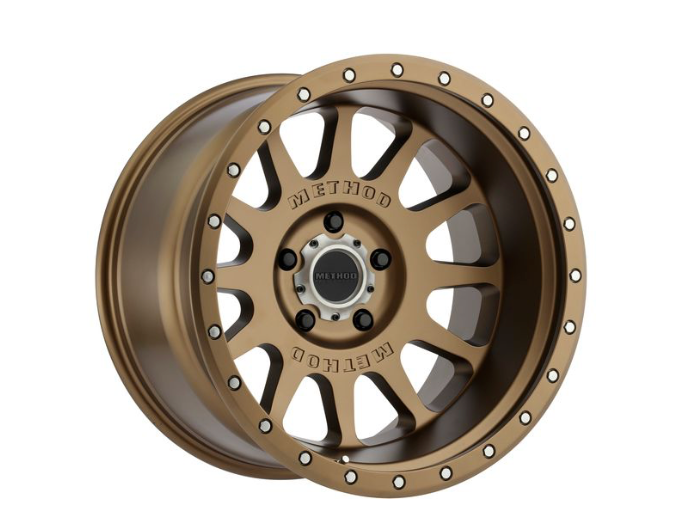NV 20X10 6X5.5 BOLT PATTERN -24 OFFSET 4.55 BS BRONZE (Check Description For Vehicles This Fits)