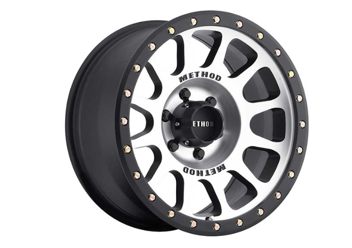 18X9 NV 6X5.5 BP 4.5IN B/S -12 O/S - MACHINED/BLACK STREET LOC (Check Description For Vehicles This Fits)