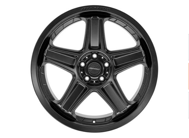 DEFIANT DF07 20X9.5 5X115MM +15ET MATTE BLACK (Check Description For Vehicles This Fits)