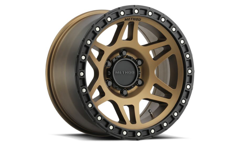 MR312 17X8.5 0MM O/S 6X135 METHOD BRONZE/BLACK STREET LOC (Check Description For Vehicles This Fits)