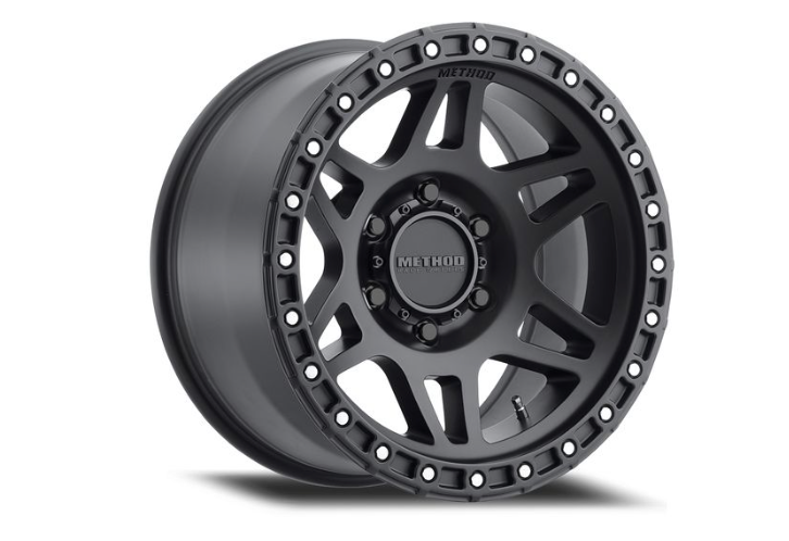 MR312 17X9 -12MM O/S 5X5 MATTE BLACK (Check Description For Vehicles This Fits)