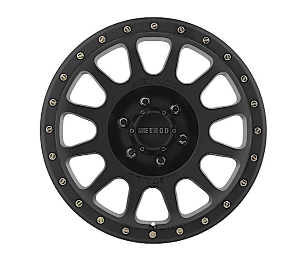 20X10 NV, -18MM OFFSET, 6X5.5, 108MM CENTERBORE, MATTE BLACK (Check Description For Vehicles This Fits)