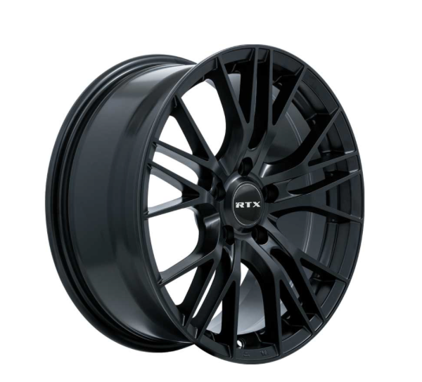 VERTEX 17X7.5 5X114.3 ET40 C73.1 SATIN BLACK (2008-2013 Infinity G37/Universal)