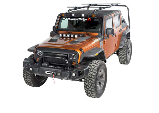 SHERPA ROOF RACK KIT; 2007-2017 JEEP WRANGLER & 2018 JEEP WRANGLER JK , 4 DOOR