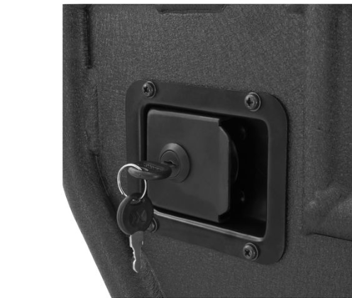 2018-2024 JEEP WRANGLER 2020-2025 JEEP GLADIATOR JL/JT BLACK REAR TUBE DOORS ALUMINUM