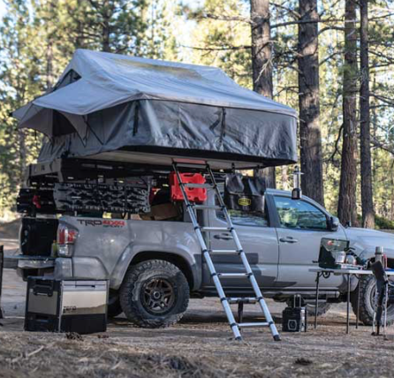 GEN2 OVERLANDER TENT XL; GRAY TENT BODY W/LIGHT GRAY RAINFLY; SLEEPS 3-4