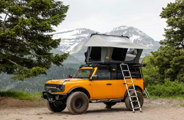 ALUMINUM SIDE OPENING ROOF TOP TENT