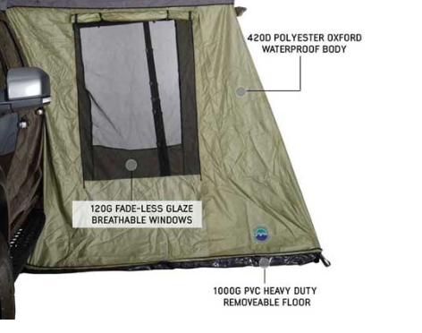 N3E NOMADIC 3 EXTENDED ROOF TOP TENT ANNEX ROOM