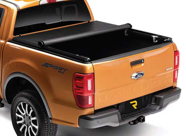 2024-2025 FORD RANGER 5FT TRUXPORT SOFT ROLLING TONNEAU COVER BLACK