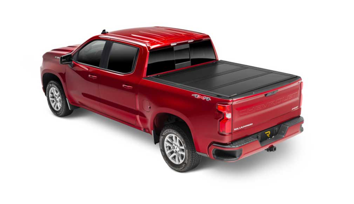 2024-2025 TOYOTA TACOMA 5FT ULTRA FLEX HARD FOLDING TONNEAU COVER BLACK