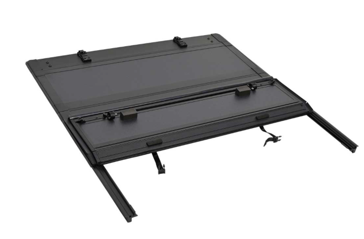 2022-2025 TOYOTA TUNDRA W/CARGO MGMT 6.5FT BED HARD TRI-FOLD TONNEAU COVER BLACK