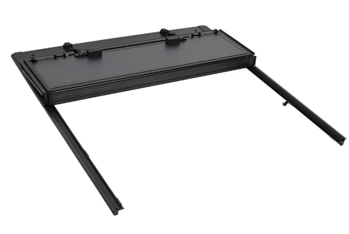 2022-2025 TOYOTA TUNDRA W/CARGO MGMT 6.5FT BED HARD TRI-FOLD TONNEAU COVER BLACK