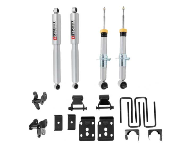 2021-2024 FORD F150 2WD -1 IN TO -3.5INF/4.5IN R LOWERING KIT
