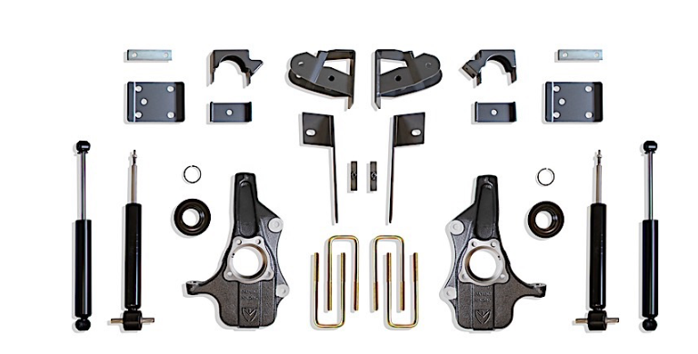 2019-2025 CHEVY/GMC SILVERADO/SIERRA 1500 2/4WD 3/5IN LOWERING KIT(NON ADAPTIVE RIDE MODELS)
