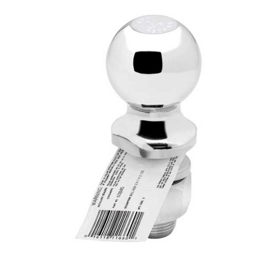 2IN X 1IN X 2 1/8IN 6000LB CHROME HITCH BALL