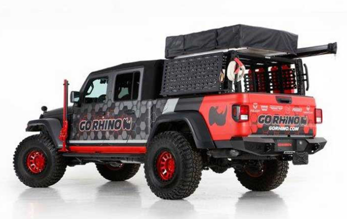 2020-2025 JEEP GLADIATOR OVERLAND XTREME BED ROCK FULL SIZE RACKS