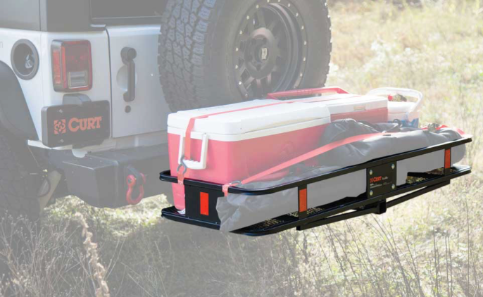 60IN X 20IN CLASS III CARGO CARRIER BASKET FOLDING SHANK