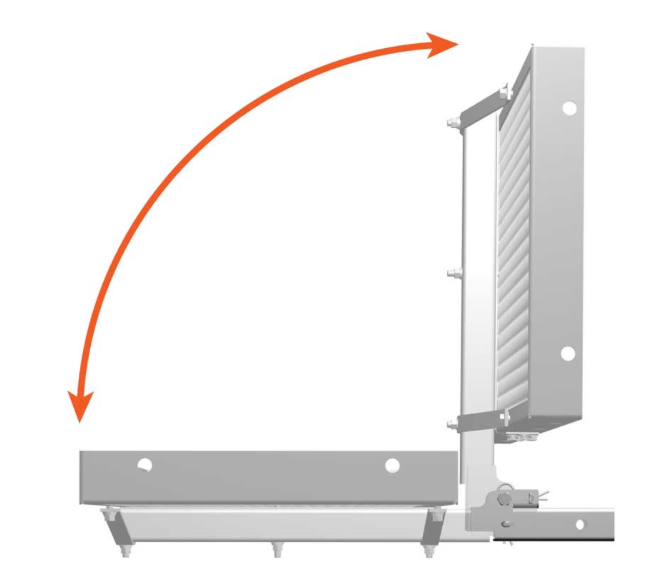CARGO CARRIER BASKET ALUMINUM FOLDING SHANK