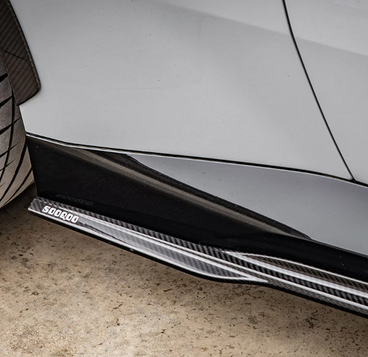 BMW G42 Prepreg Carbon Fiber Side Skirt