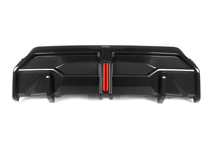 BMW G42 Prepreg Carbon Fiber Center Diffuser With Light