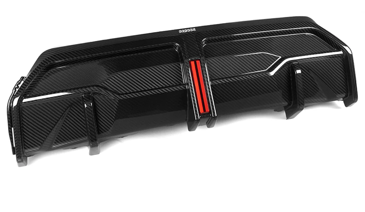 BMW G42 Prepreg Carbon Fiber Center Diffuser With Light