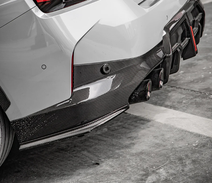 BMW G42 Prepreg Carbon Fiber Side Rear Diffuser
