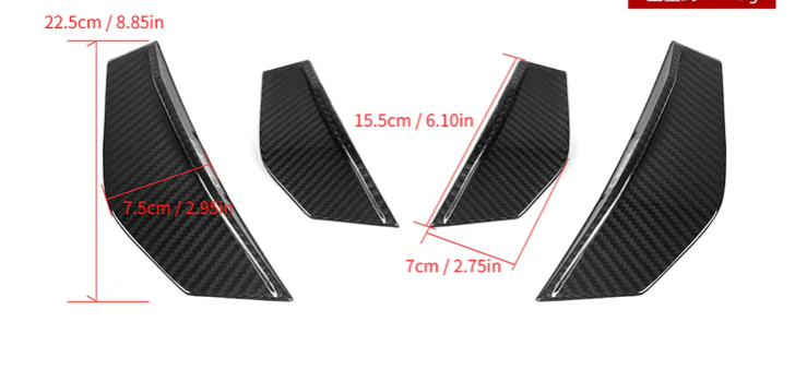 BMW M2 F87 Carbon Fiber Front Canards