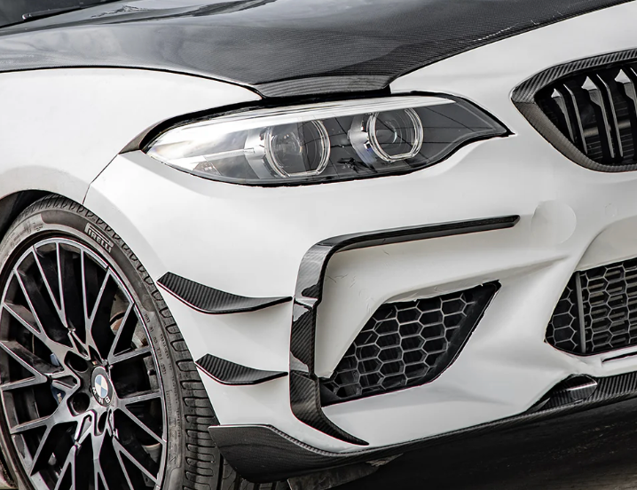 BMW M2 F87 Carbon Fiber Front Canards