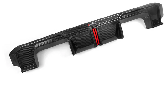 M3 G80 G81 Carbon Fiber Diffuser With Brake Light + Rear Splitter