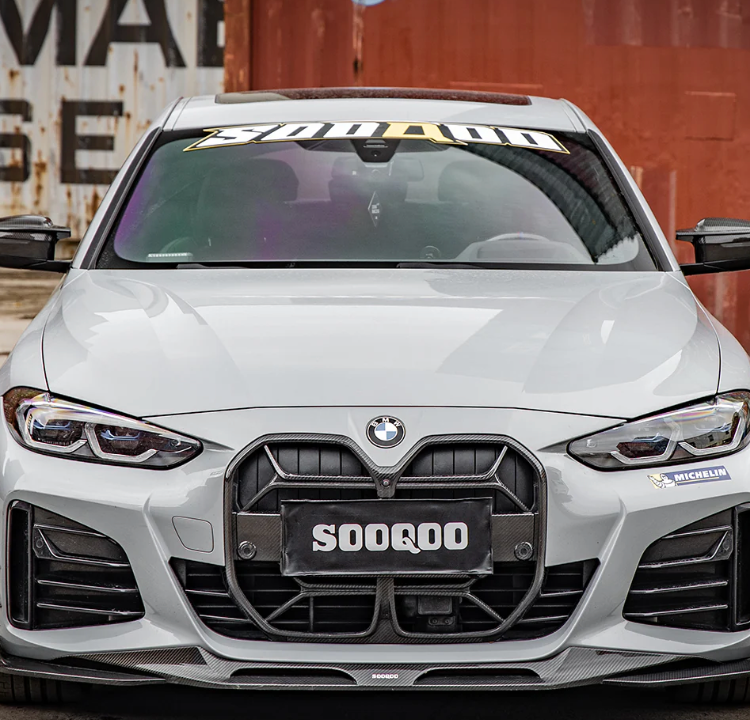BMW G26/i4 M50i Prepreg Carbon Fiber Front Lip