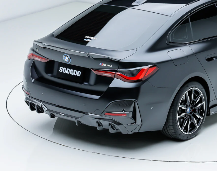 BMW G26/i4 Carbon Fiber Rear Bumper Trim