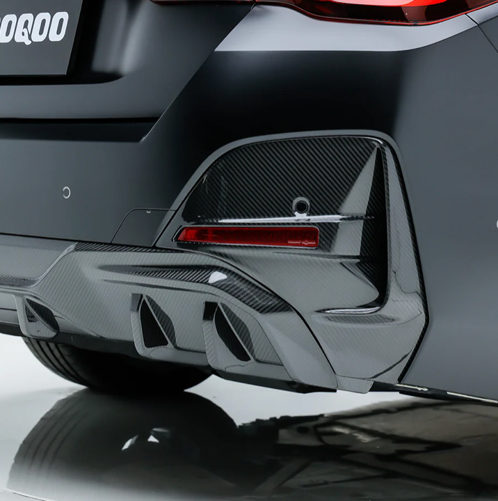 BMW G26/i4 Carbon Fiber Rear Bumper Trim