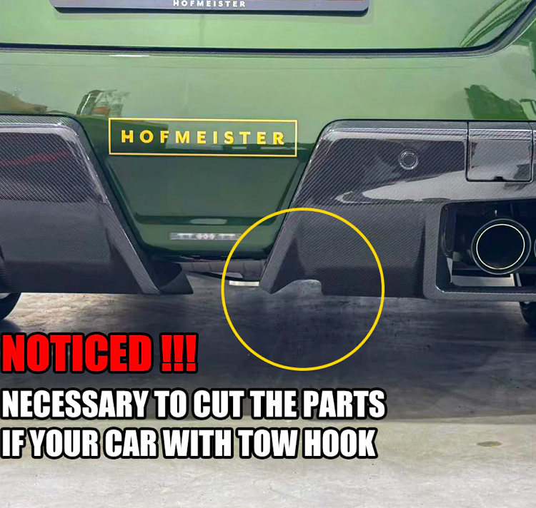 BMW M5 G90 G99 Type-A Prepreg Carbon Fiber Rear Diffuser