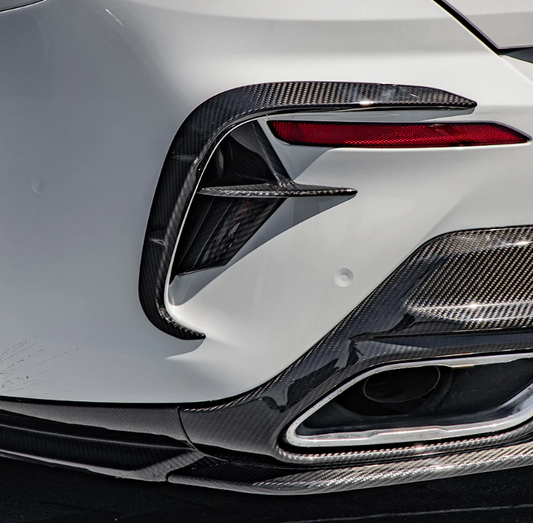 BMW 8 Series G14 G15 G16 Prepreg Carbon Fiber Rear Vent Trim