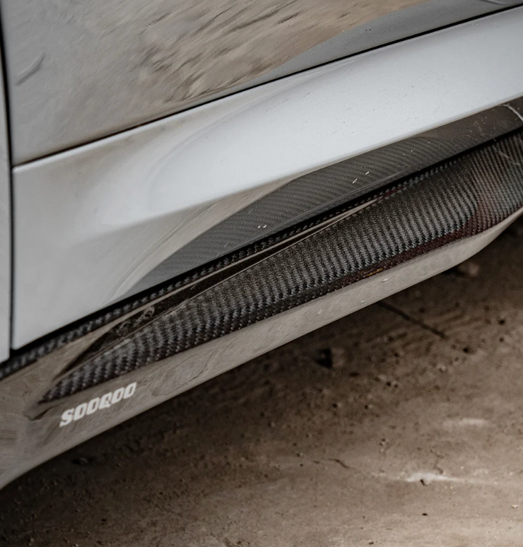 BMW X3/X4 G01-G02 X3M F97 X4M F98 Type-A Prepreg Carbon Fiber Side Skirt
