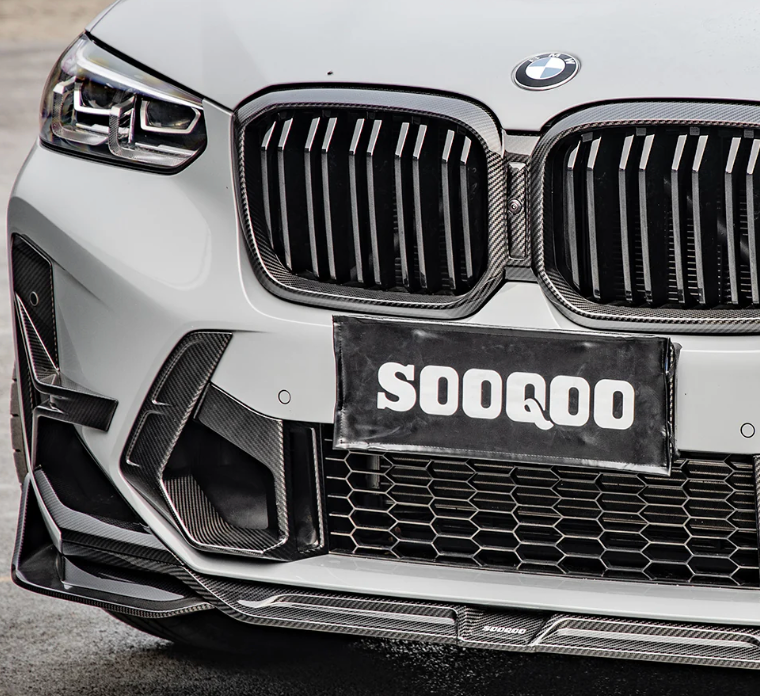 BMW X3M F97 X4M F98 LCI Type-A Prepreg Carbon Fiber Front Lip