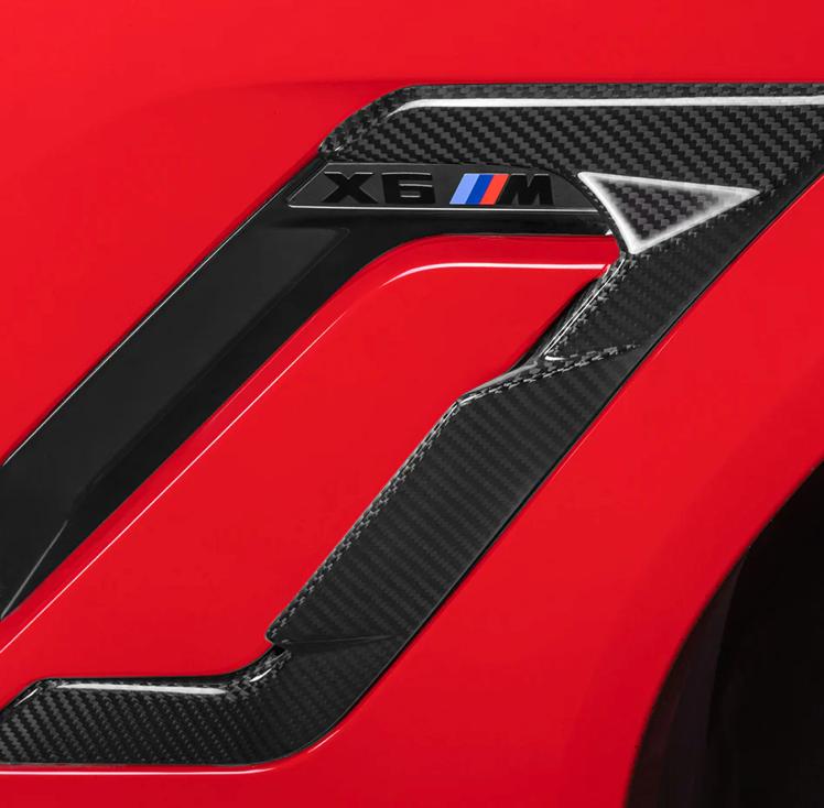 BMW X6M F96 LCI Prepreg Carbon Fiber Side Fender Trim
