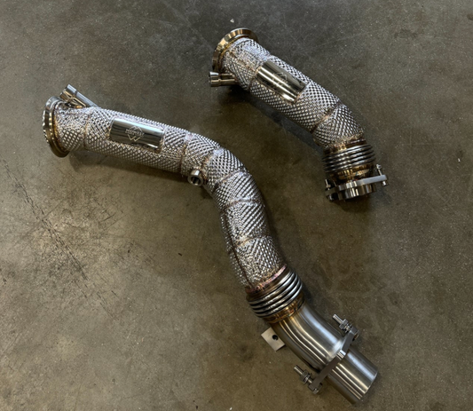 S55 Catless Downpipes w/heatshield - F80 M3 | F82/F83 M4 | F87 M2C