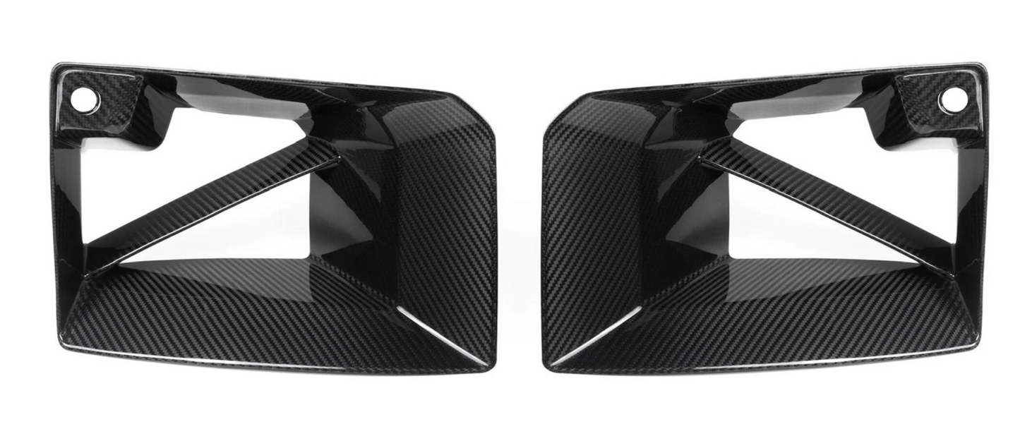 MP Style Dry Carbon Fiber Front Air Ducts (BMW G87 M2)