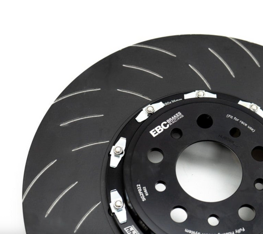 EBC Racing 2021+ BMW M3/M4/M2 (G80/G82/G87) (w/o Carbon Ceramic Brakes) 2 Piece SG Racing Front Rotors