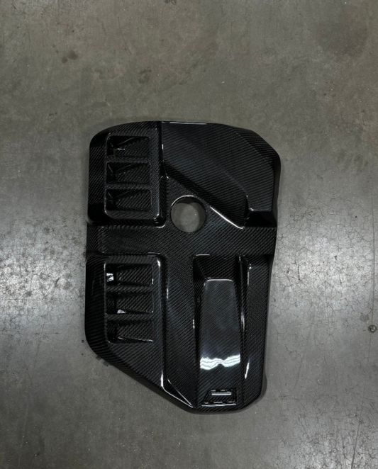 Dry Carbon Fiber Engine Cover Trim (BMW M3 G80 | M4 G82/G83)