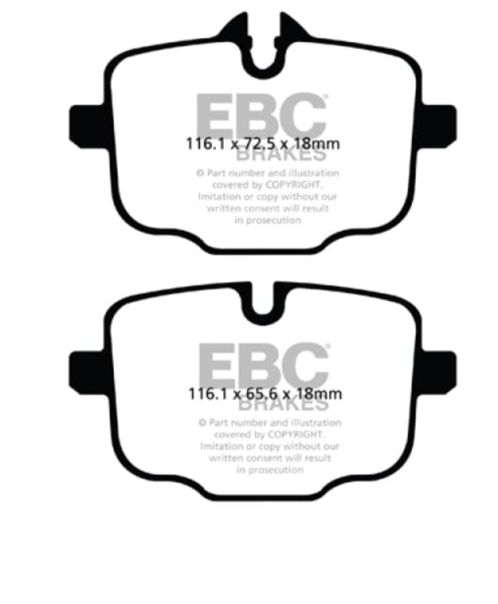 EBC 2021+ BMW M3/M4 (G80/G82/G83) Yellowstuff Rear Brake Pads